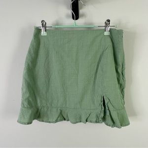 Shein Mini Skirt XS Size 2 (Green)